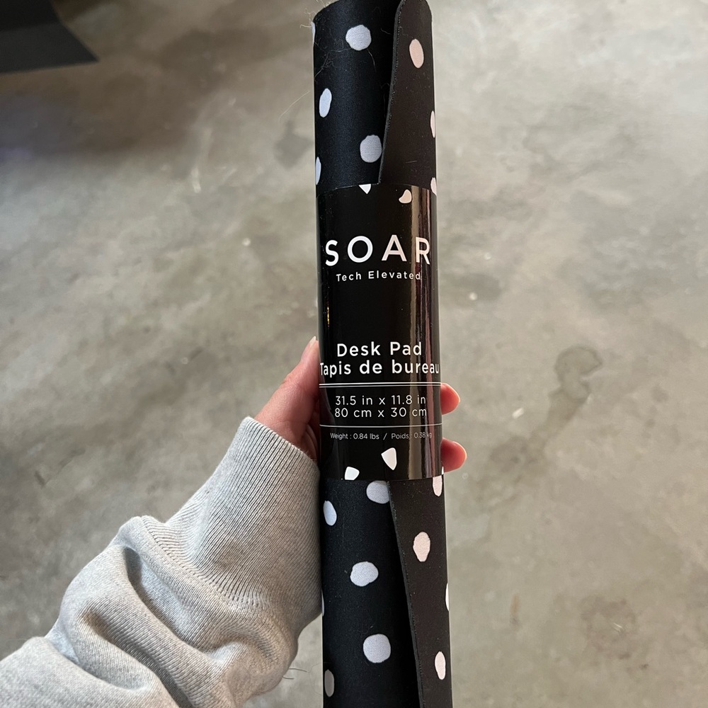 Soar Polka Dot Desk Pad